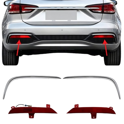 EV Car Rear Bumper Reflector Light For MG5 Ei5 LED Fog Light Reverse Light