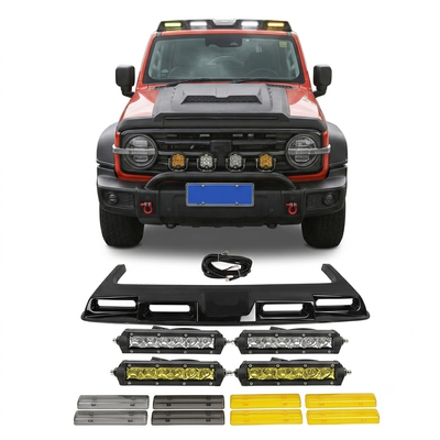 buy Aerospace Grade Aluminum Emergency Roof Led Light Bar 120W Dual Color For Tank 300 online manufacture